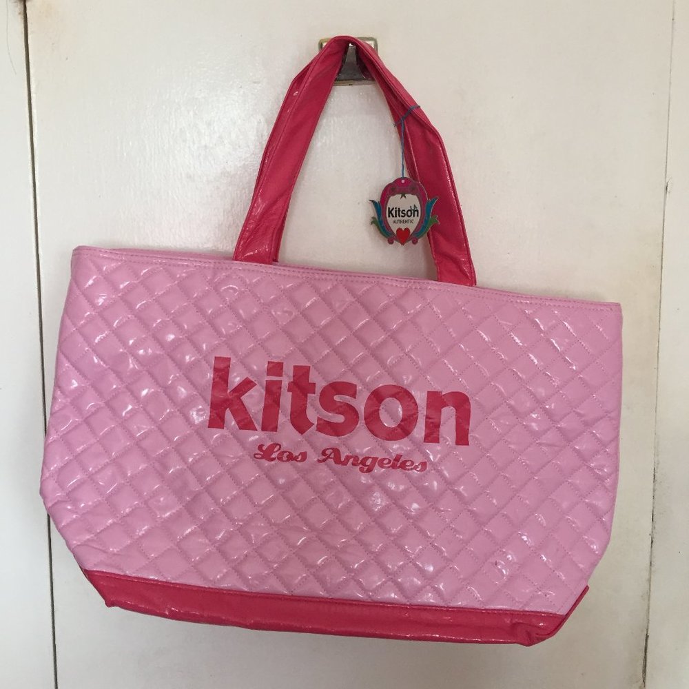 Kitson Pink Quilted Bag